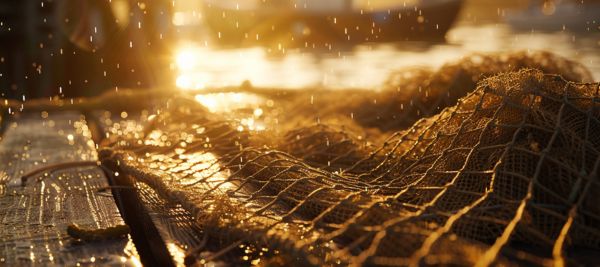 Foldable landing nets with rubber mesh and telescopic handles arranged on timber surface for boat and shore fishing.