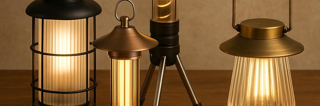 Modern vintage camping lanterns