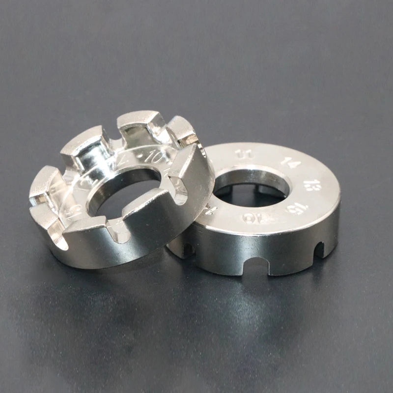 8 way stainless steel spoke wrench tool for bicycles