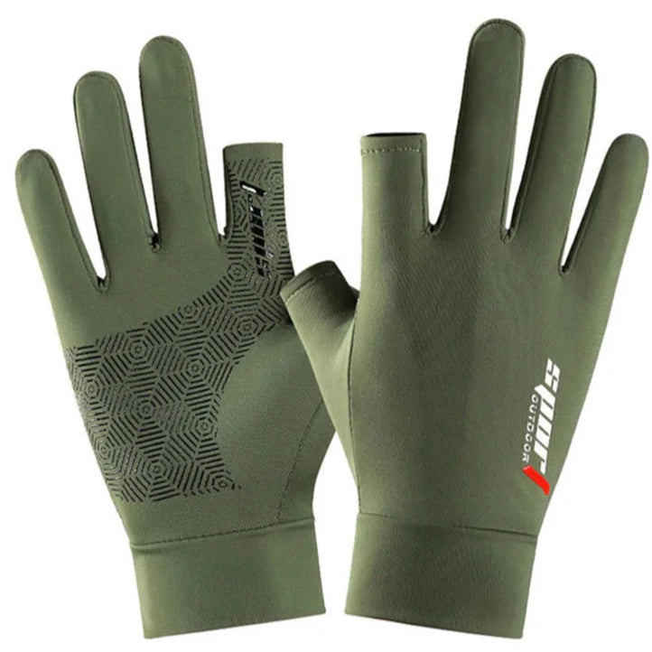 UV-Protective Fishing Gloves – Breathable, Anti-Slip Grip