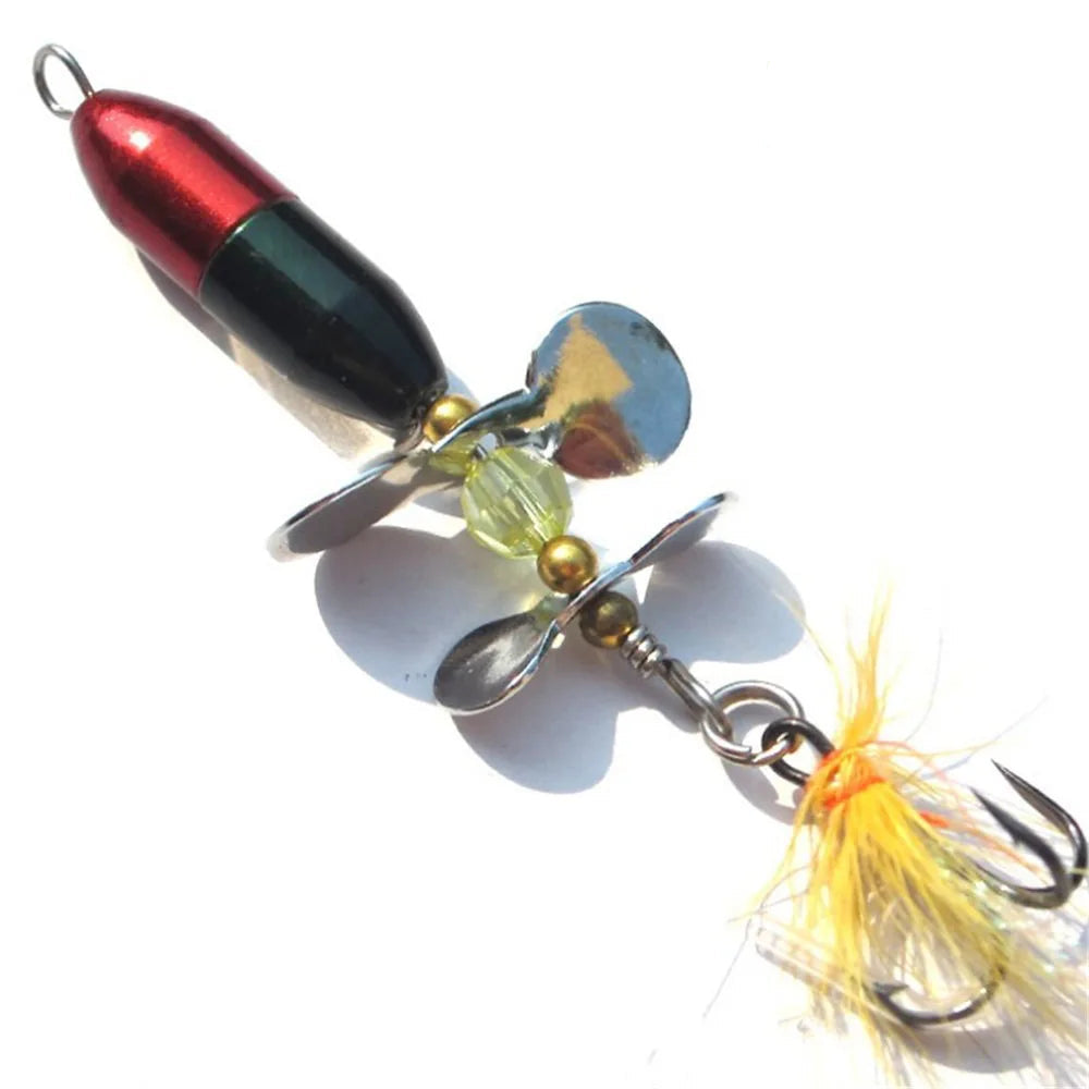 10g Rotating Spinner Lure – 7cm Wobbler for Predators