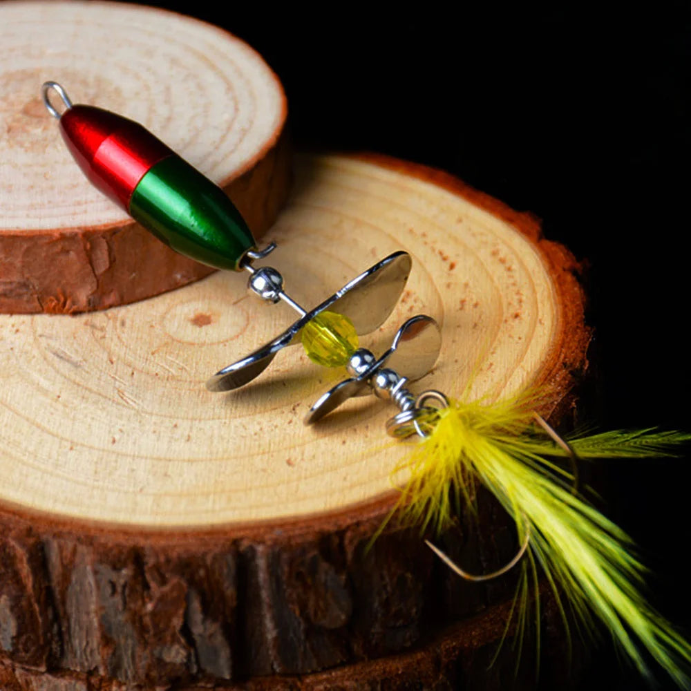 10g Rotating Spinner Lure – 7cm Wobbler for Predators