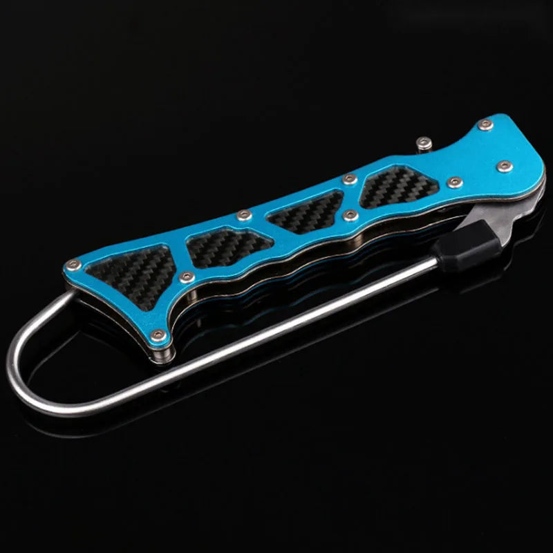 Telescopic Foldable Gaff Hook – Compact Stainless Steel Grip