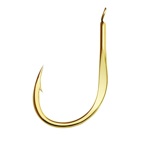 Golden Flat Chinu Hooks – Extra Sharp Iseama Style (1#–9#)