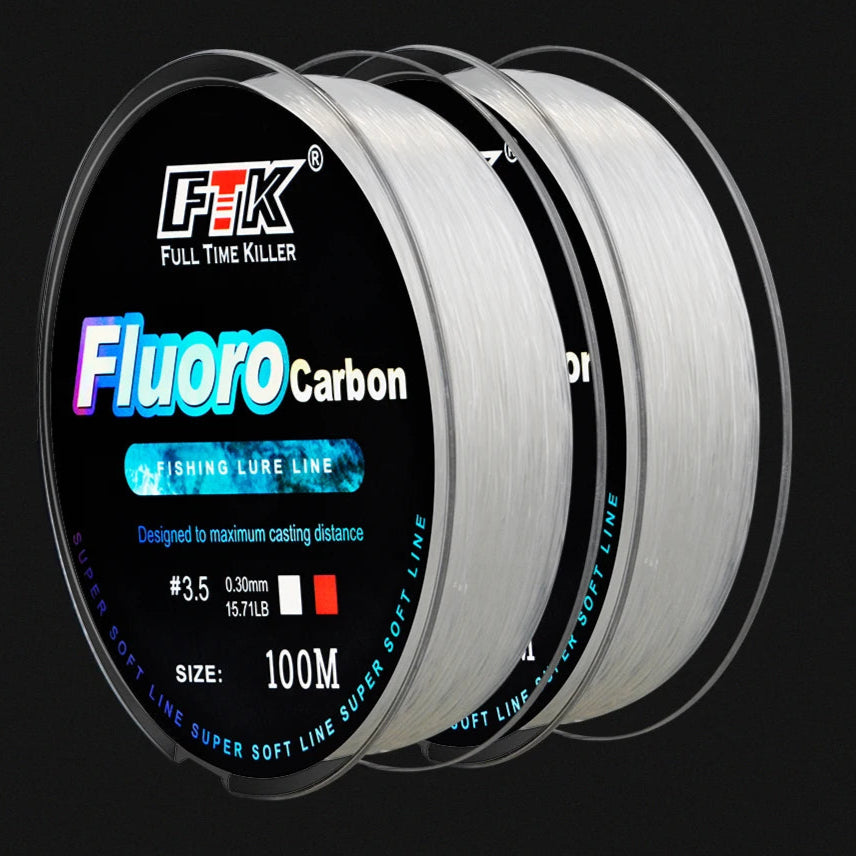 Super Soft Fluorocarbon Leader – 100m for Lure Precision