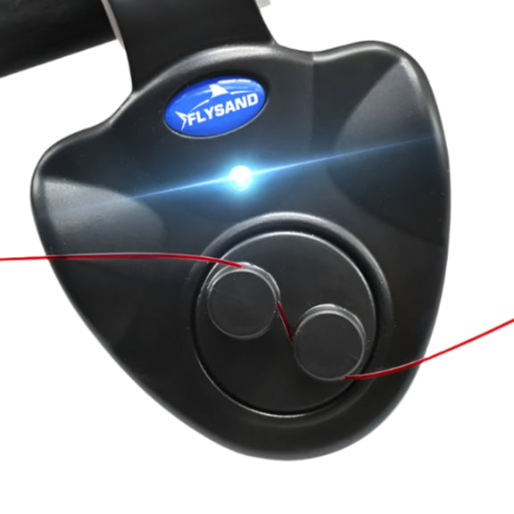 Rod-Mounted Bite Alarm with LED & Sound Alert – Clip-On Design
