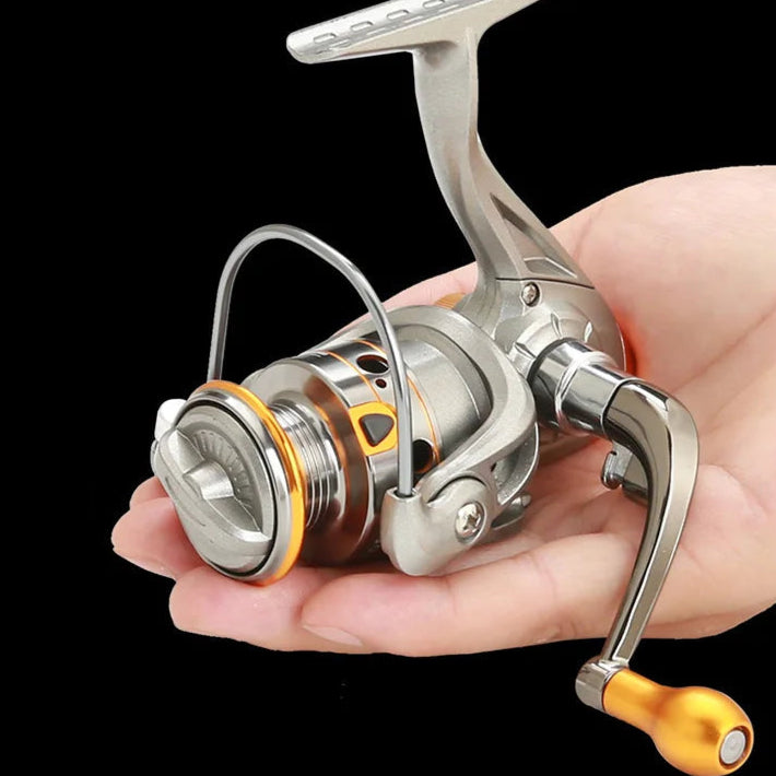 Ultralight Mini Spinning Reel DC150 – 150g, 5KG Drag, 5.2:1 Gear