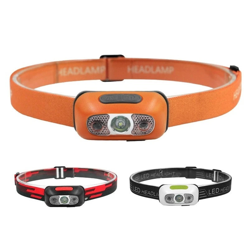 500LM Motion Sensor Headlamp – Waterproof, USB Rechargeable