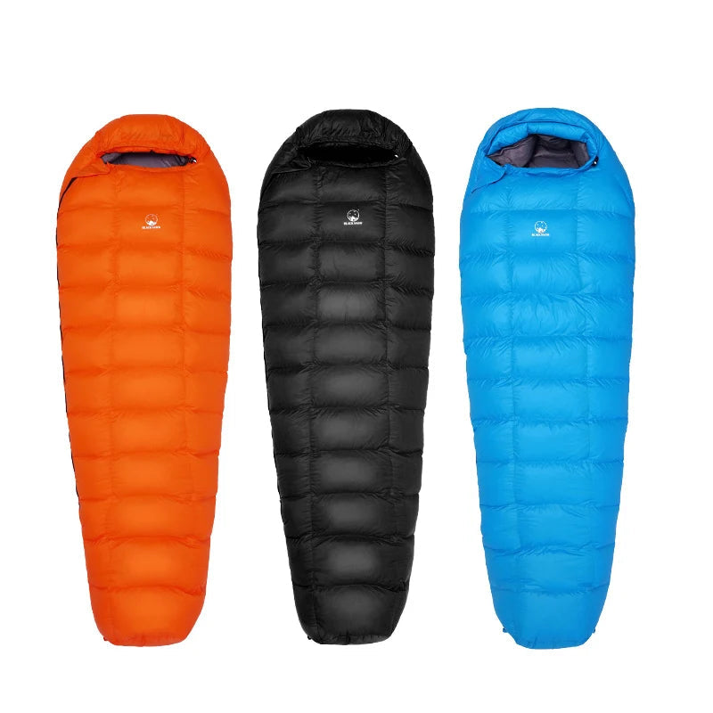 BLACK SNOW High Quality Goose Down Sleeping Bag – Premium Outdoor Camping & Hiking Gear