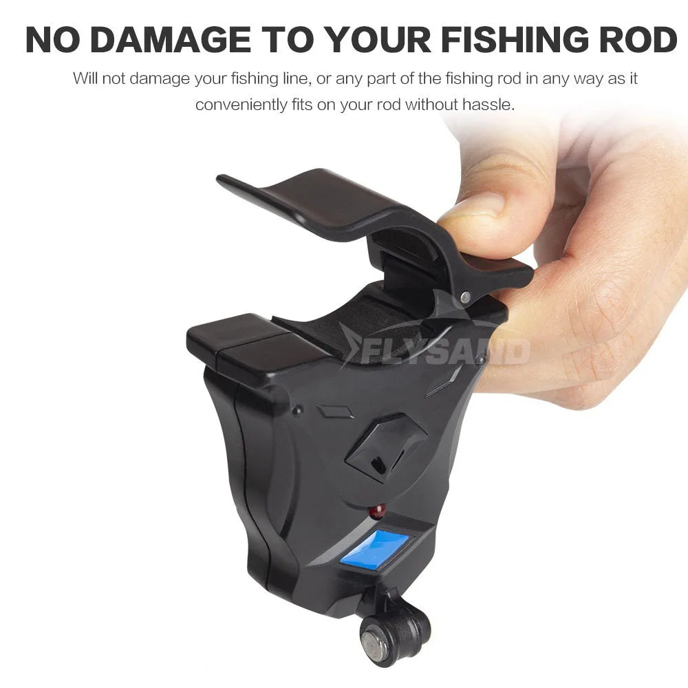 Sensitive Bite Alarm – 80dB Sound & LED Light for Night Fishing
