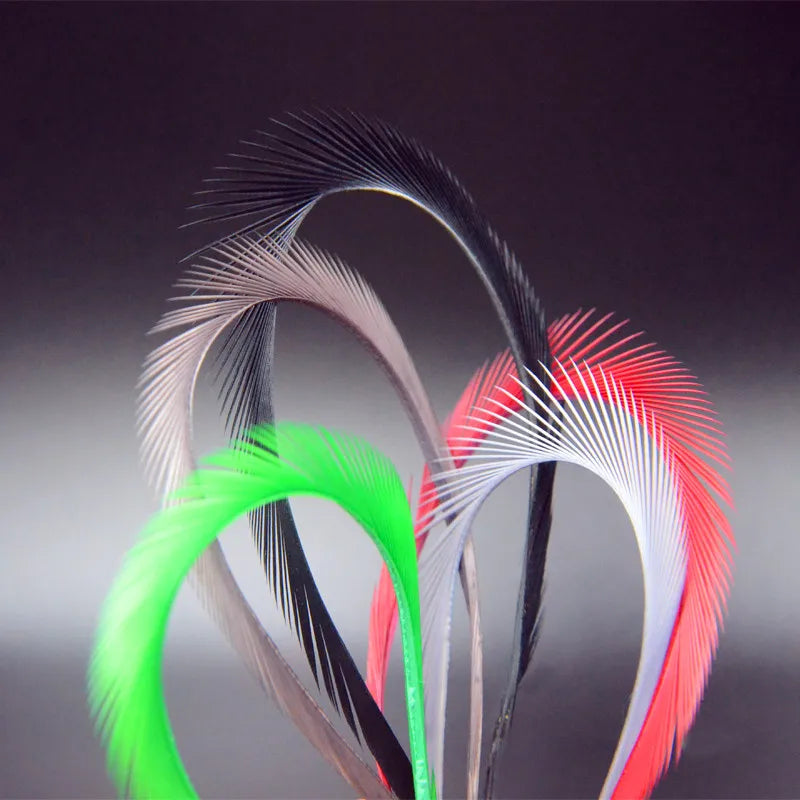 20PCS Goose Biot Feathers 12–16cm for Fly Tails & Legs