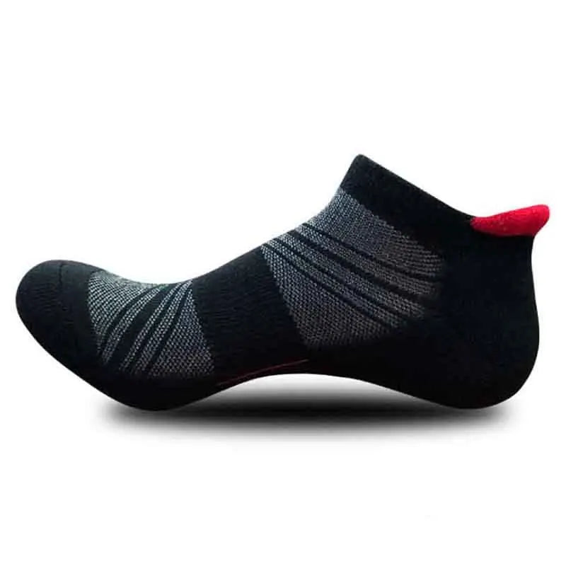 MODA SOCMARK Men's Minimalist Ankle Compression Socks – Breathable Cotton Sport Socks