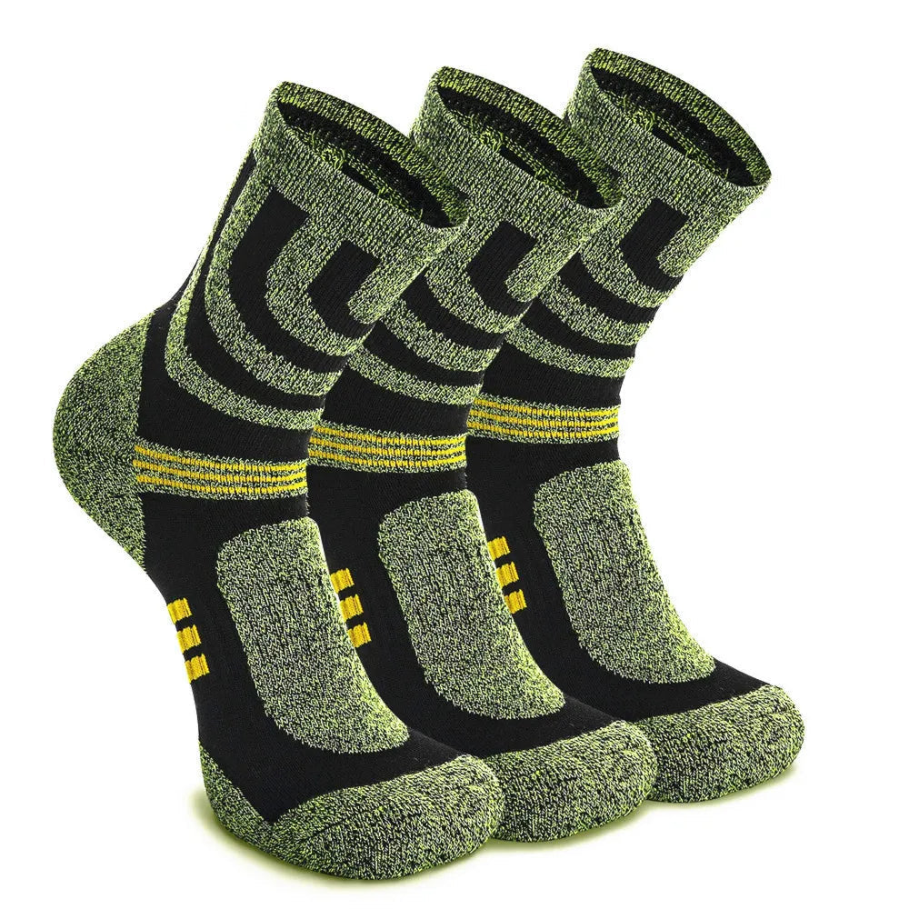 3 Pairs Anti-Blister Socks – Cushioned Winter Outdoor Wear