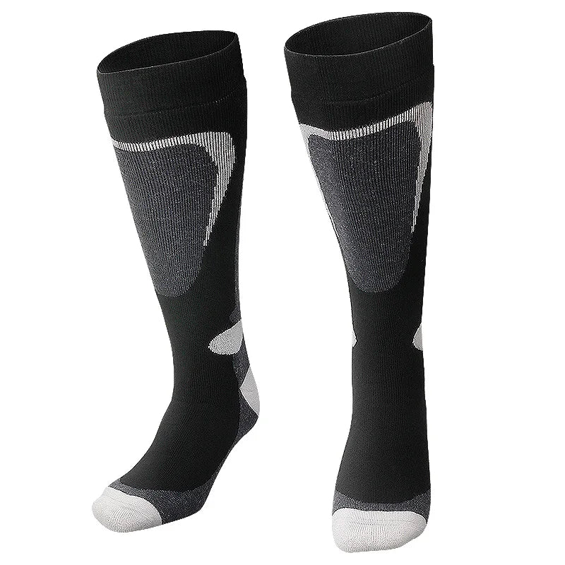 COPOZZ Ski Socks for Men & Women – Thick Cotton, Moisture-Wicking, High Elastic Fit