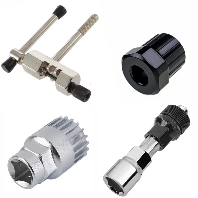 4-Piece Bicycle Repair Kit with Chain Cutter and Pullers