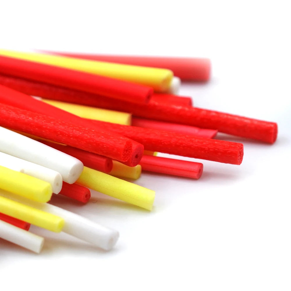 Cylinder Foam for Fly Tying & Float Making – 10PCS, 4 Sizes