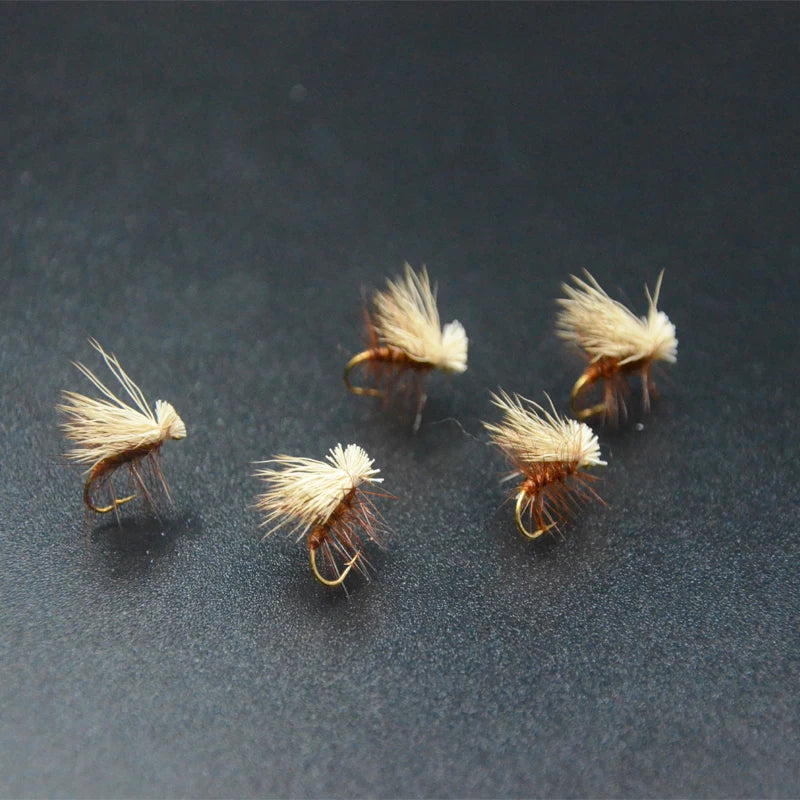 Elk Hair Caddis Dry Flies – 6PCS Size 14 Trout Fly Set