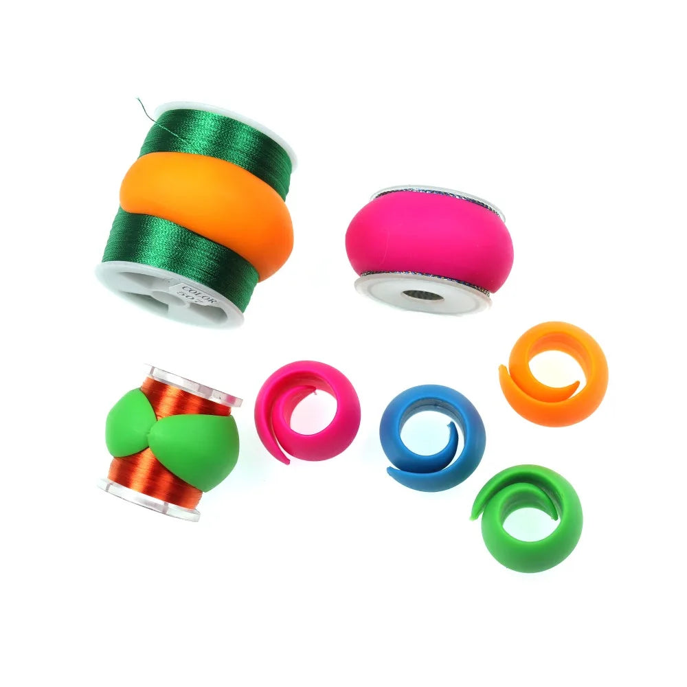 Silicone Spool Holders 4-Pack – Thread Tidy for Fly Tying