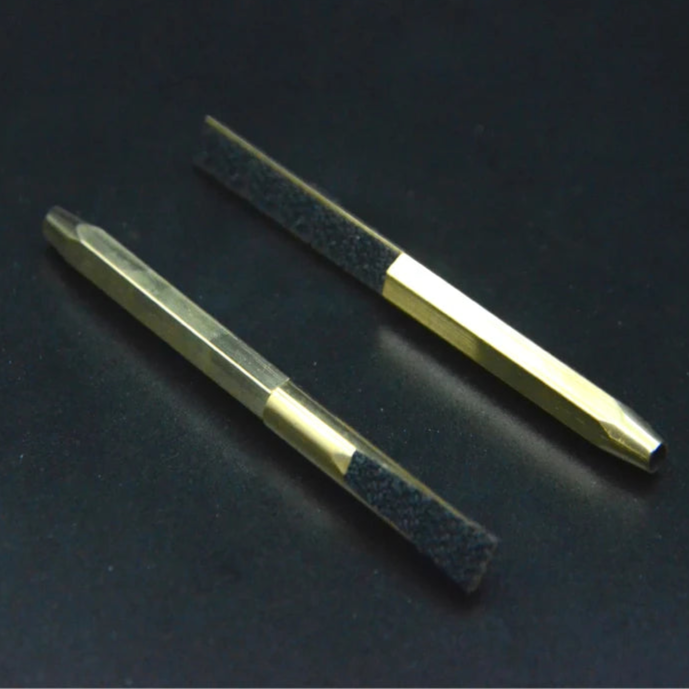 Fly Tying Dubbing Teaser – Brass Handle Velcro Brush Tool