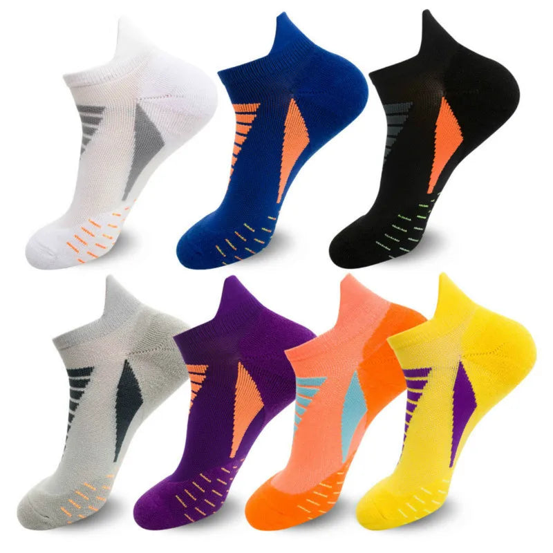 Thick Cotton Sports Socks – Breathable Cushioned Fit for Men