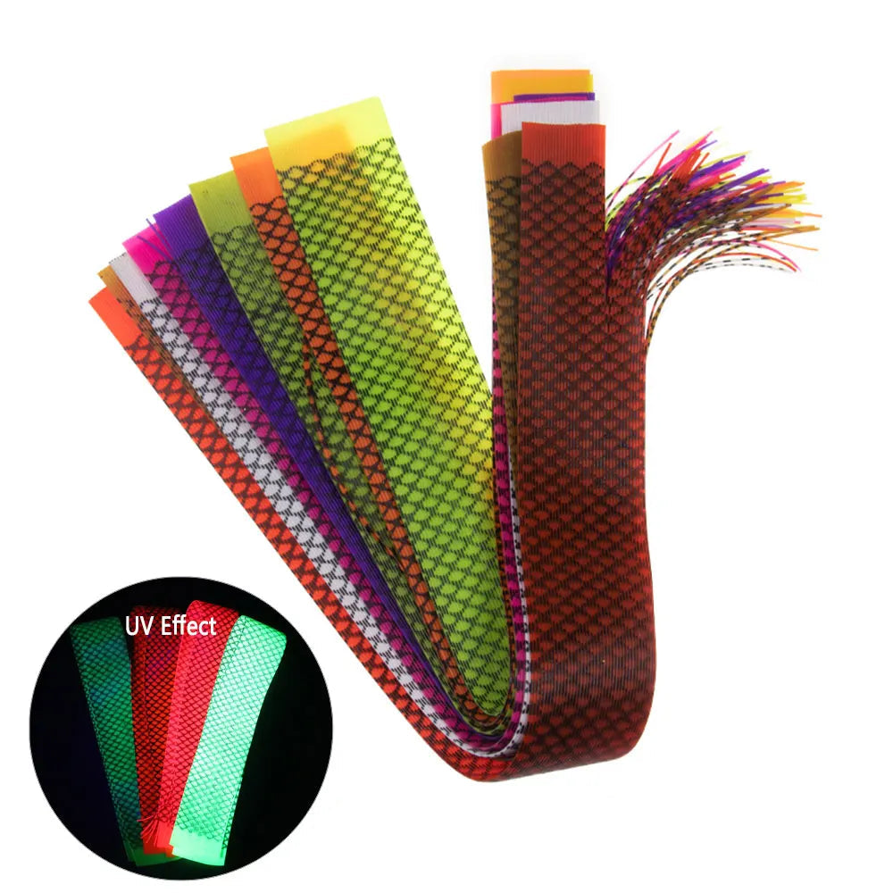 Grizzly Rubber Legs 40-Strand Pack – 30cm UV Silicone Skirts