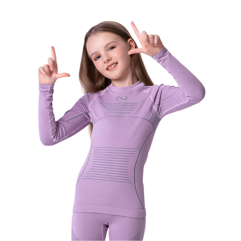 Kids’ Ski Thermal Set – Breathable Fleece Winter Layers