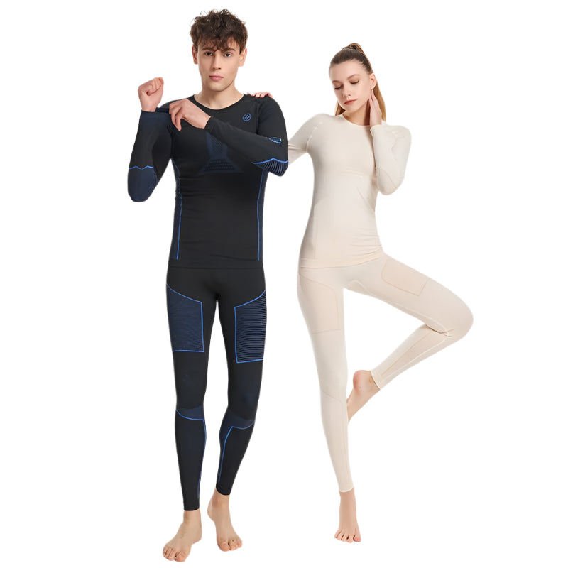 KUFUN Thermal Ski Base Layer Set – Quick Drying Underwear for Fishing & Winter Sports