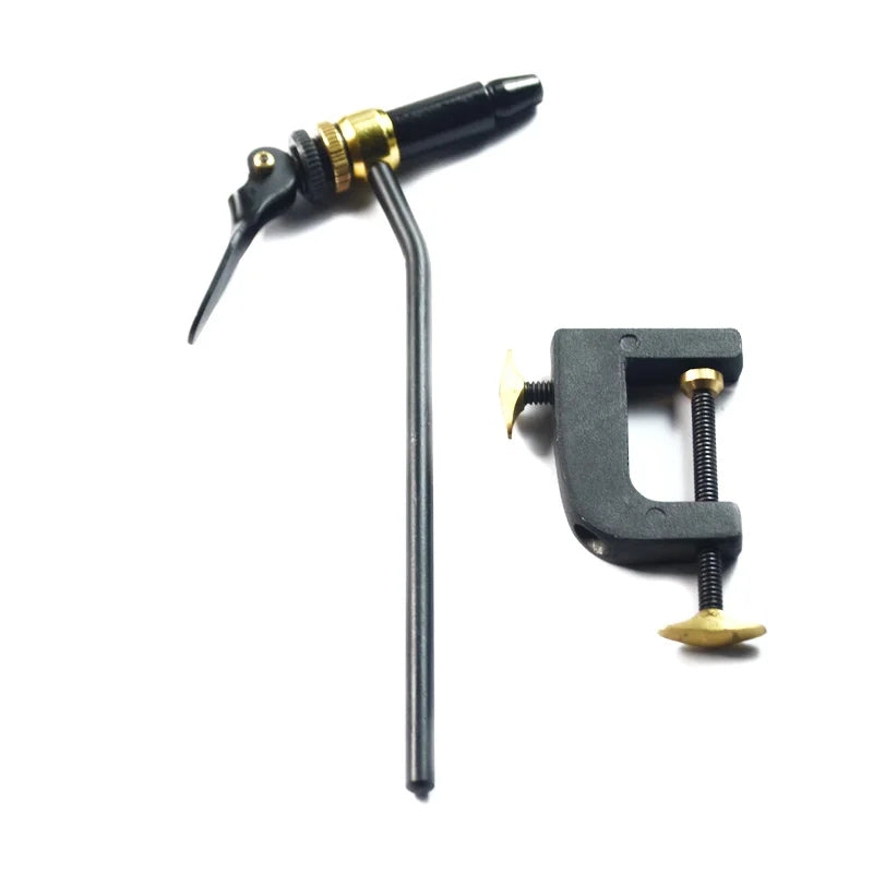 Rotary Fly Tying Vise – C-Clamp with Steel Jaw Size 2–24