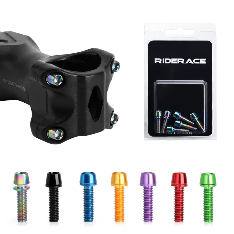 6PCS Colour Handlebar Stem Bolts for MTB and Road Bikes