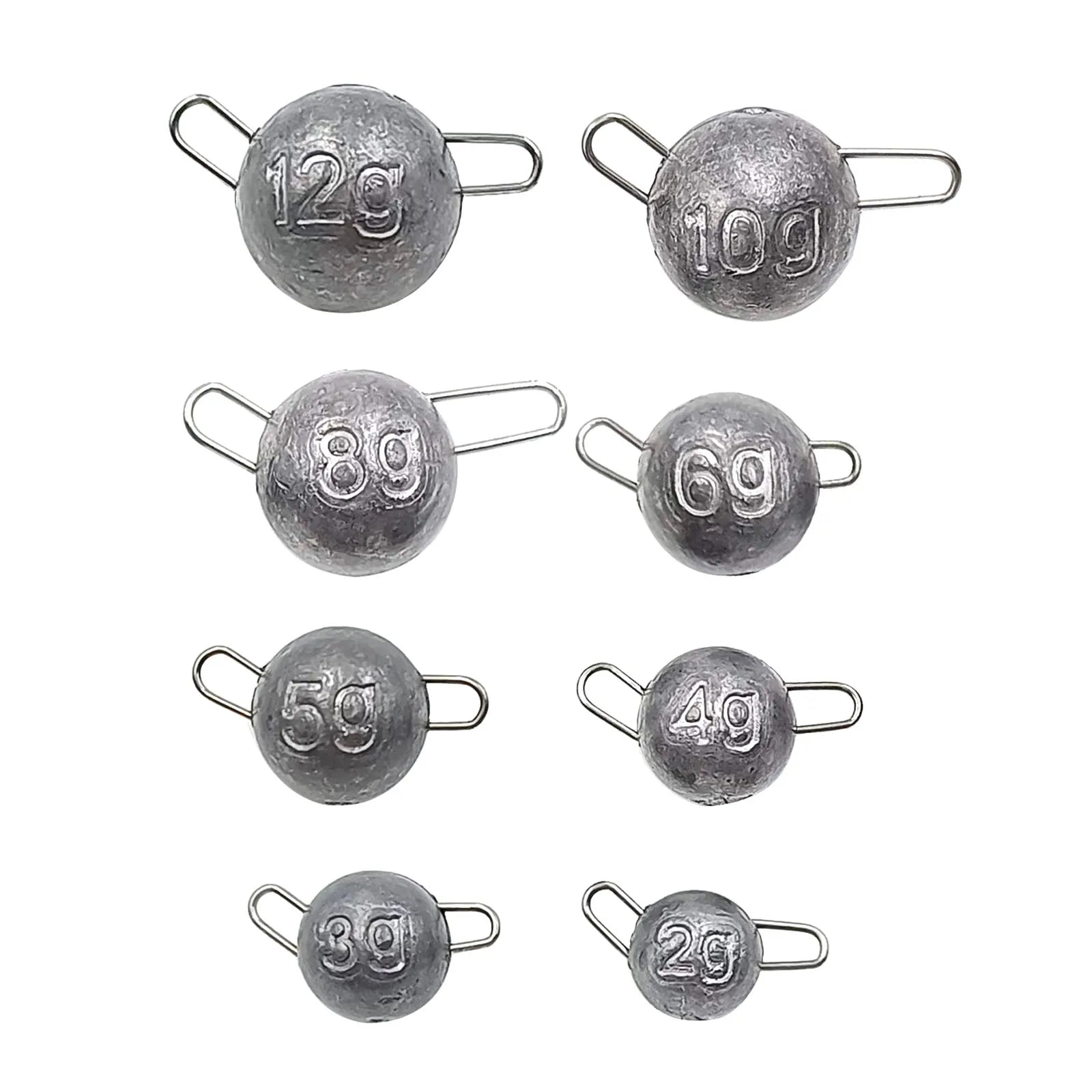 Lead Cannonball Sinkers – Quick-Setup Cheburashka Weights Set 2g–12g