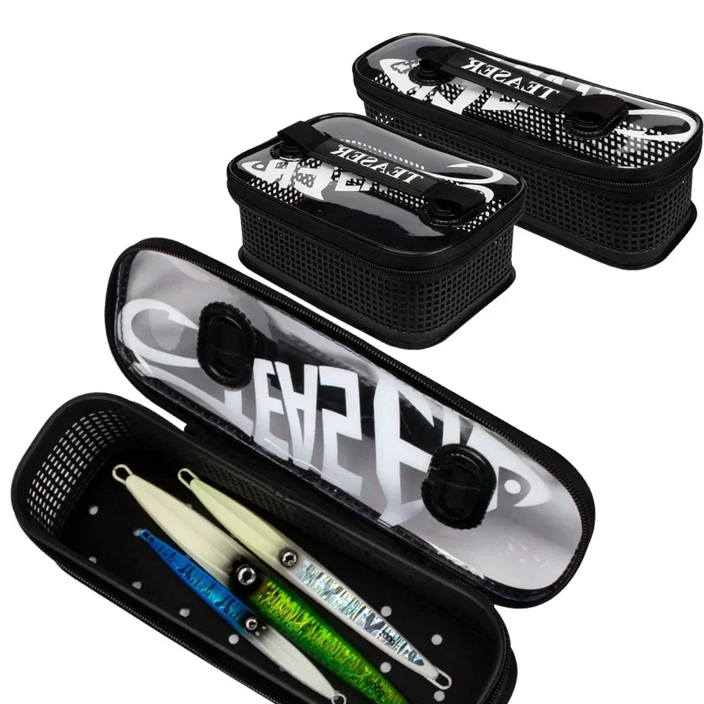 Compact PVC Jig Bag – Clear Tackle Case for Lures & Baits