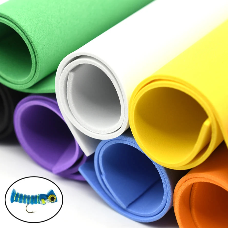 EVA Foam Sheets for Fly Tying – 4PCS 2mm Floating Material