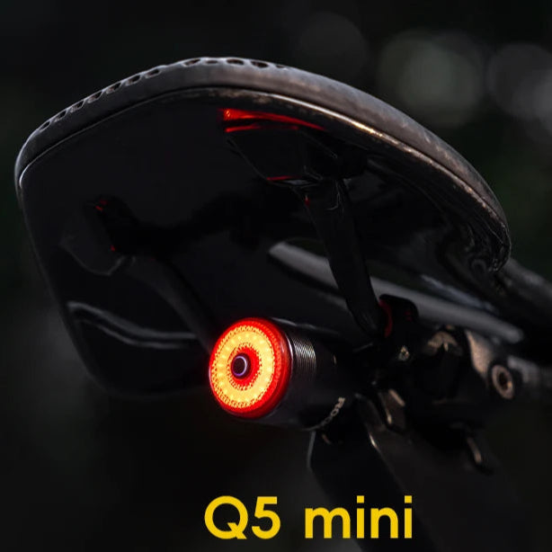 Q5 Mini Smart Brake-Sensing Tail Light with Solar Charge