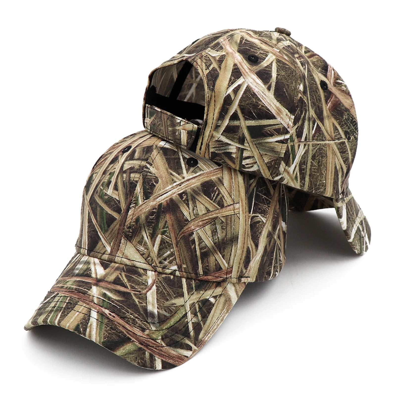 Camo Fishing Cap – Jungle Reed Outdoor Hat with Sun Cover