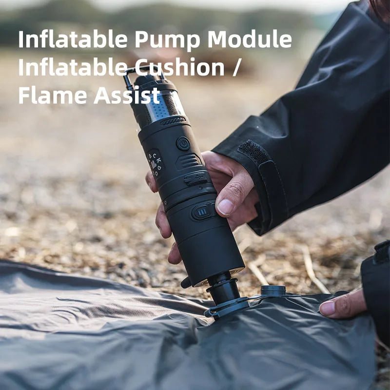 All-in-One Camping Light – Fan, Speaker, Repellent & More