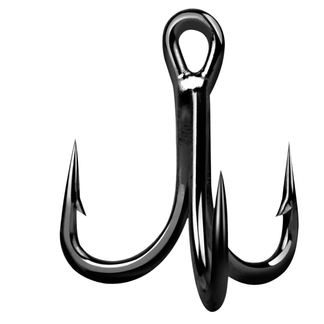 4PCS 4X Strong Treble Hooks for Salt & Freshwater Lures