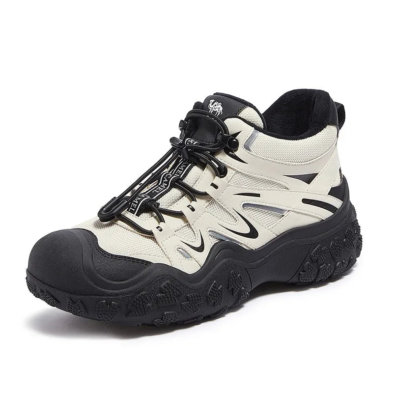 GOLDEN CAMEL Women's High-Top Hiking Shoes – Breathable Waterproof Outdoor Trainers