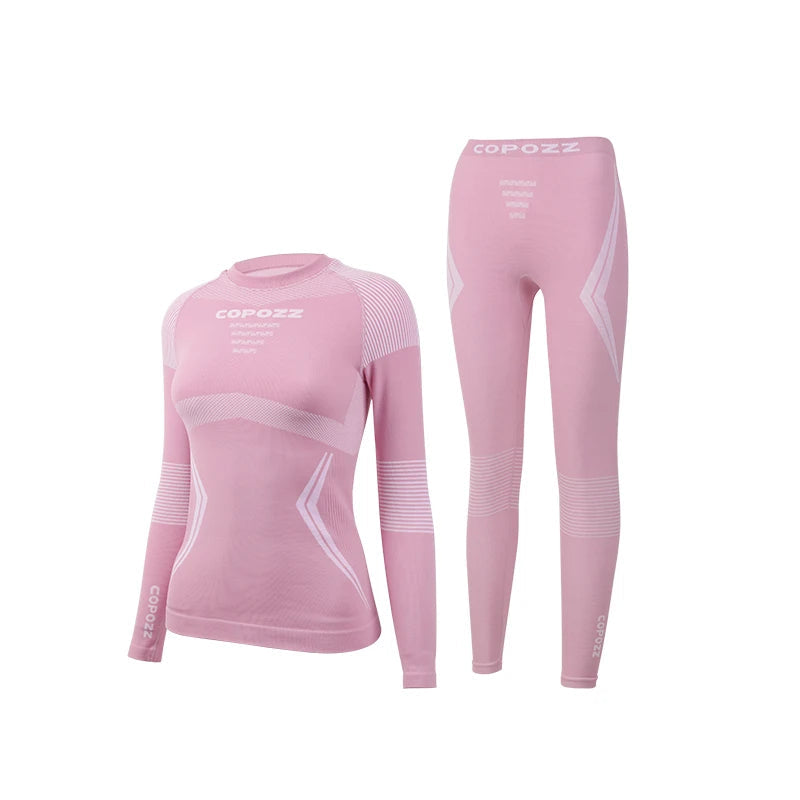 COPOZZ Ski Thermal Underwear Set – Quick Dry, Breathable Base Layer for Men & Women