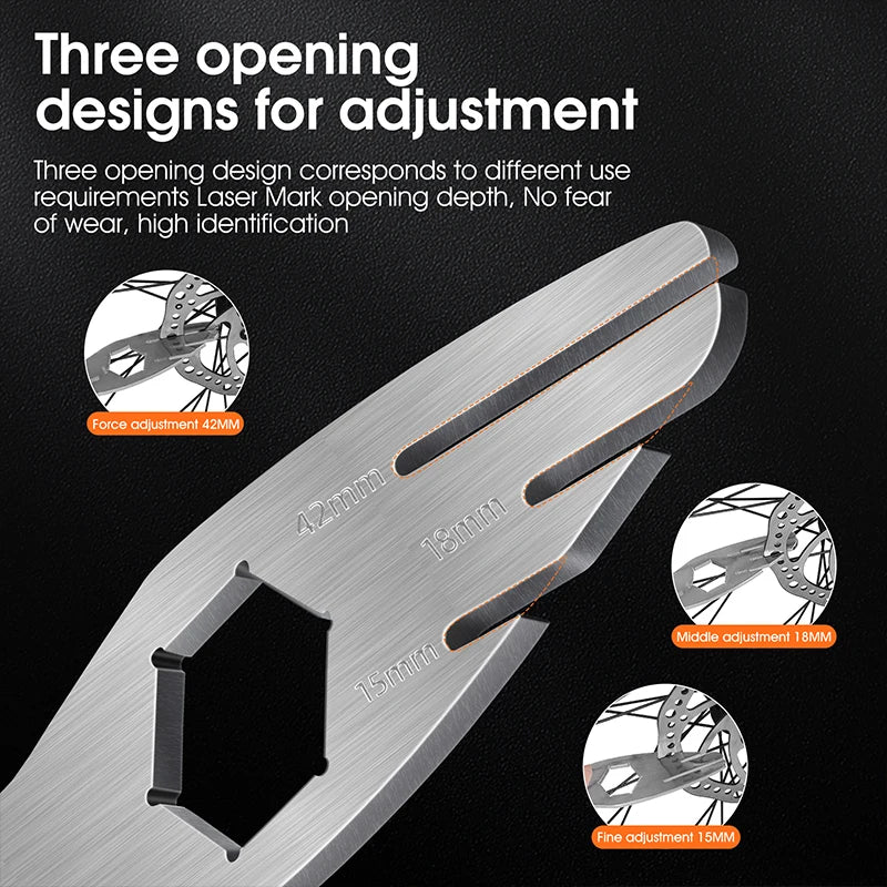Bicycle Rotor Truing and Alignment Tool for Disc Brakes