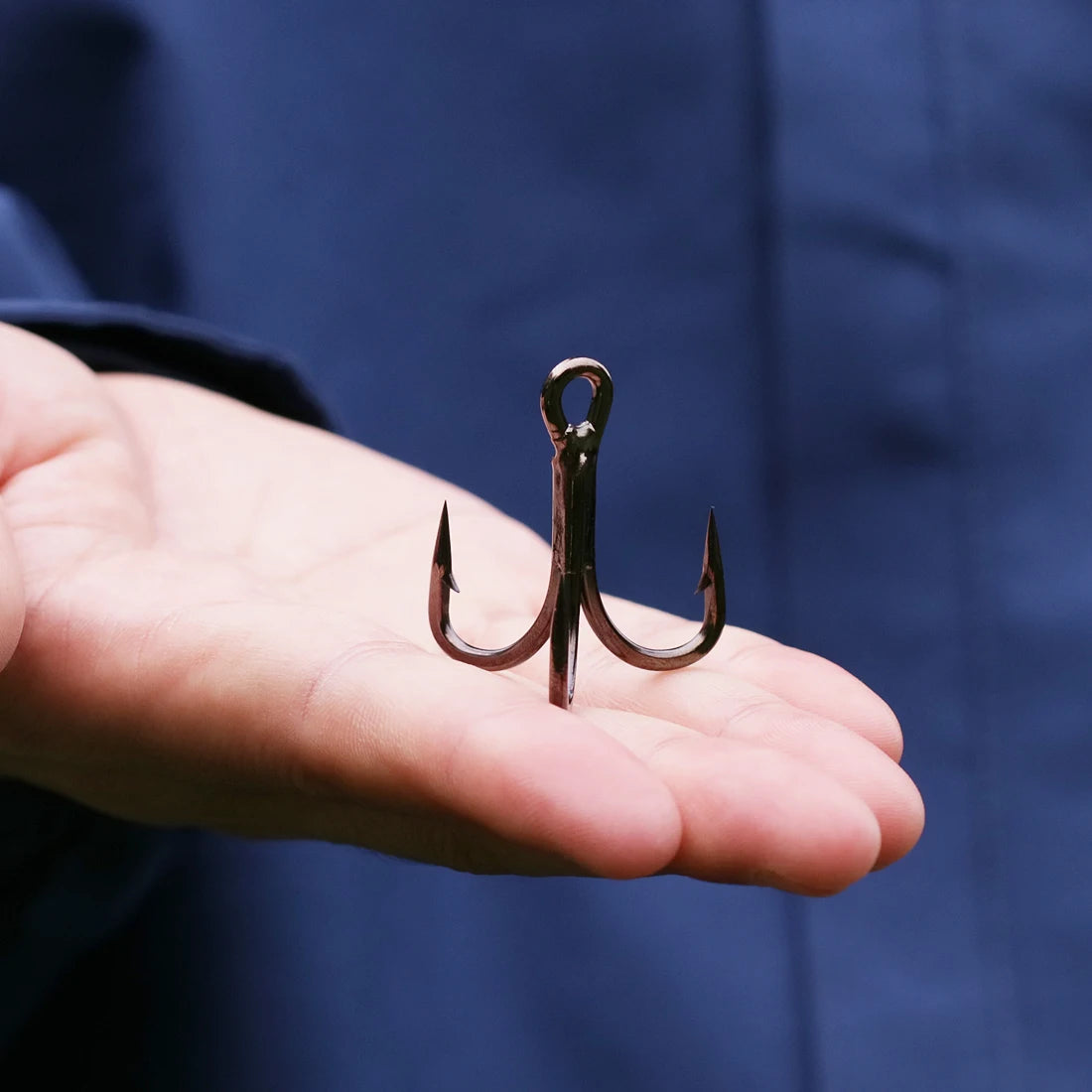 4PCS 4X Strong Treble Hooks for Salt & Freshwater Lures