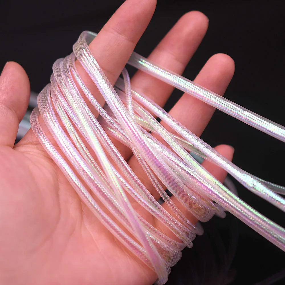 2M Pearl Mylar Braid Tubing – 2–8mm Fly Tying Cord