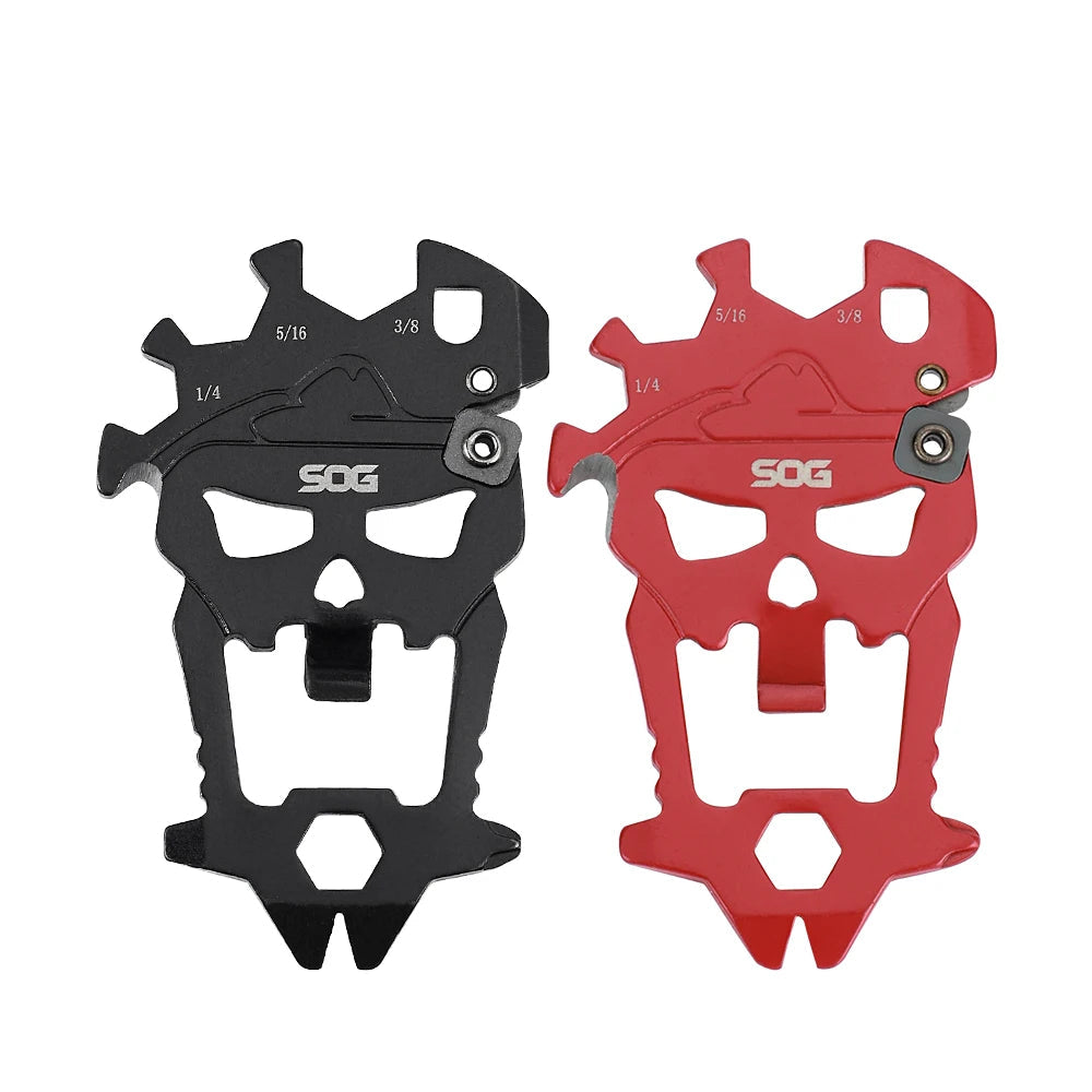 Skull Keychain EDC Tool – Opener, Wrenches & Screwdrivers