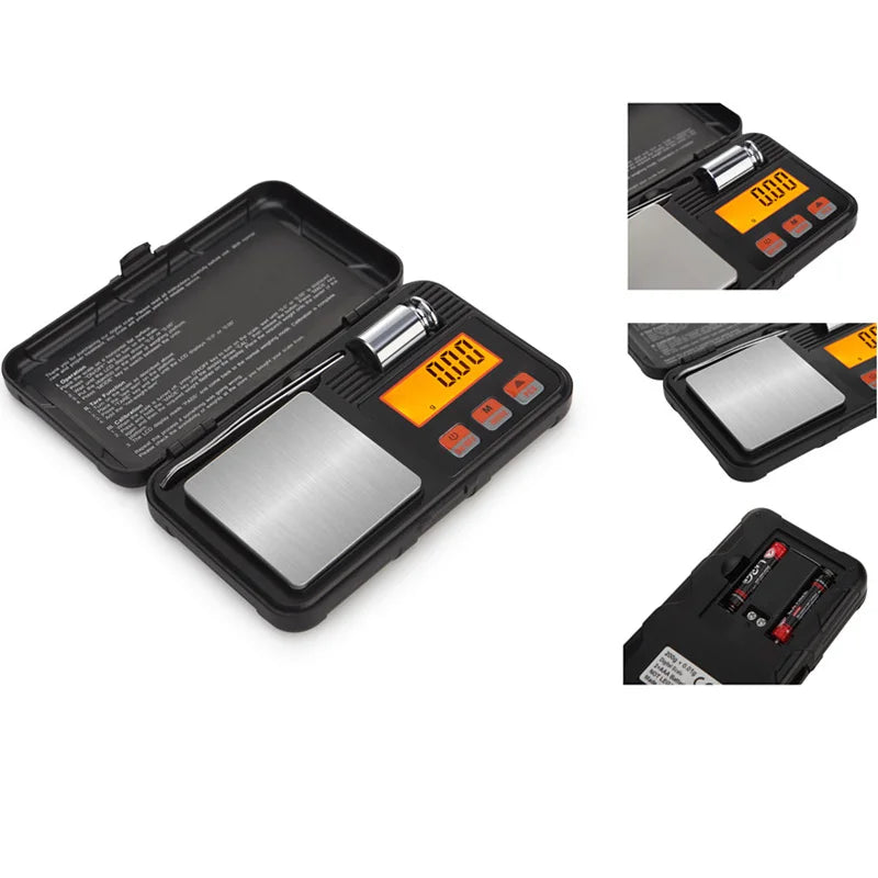 Precision 0.001g Pocket Scale for Fly Tying and Hook Weighing
