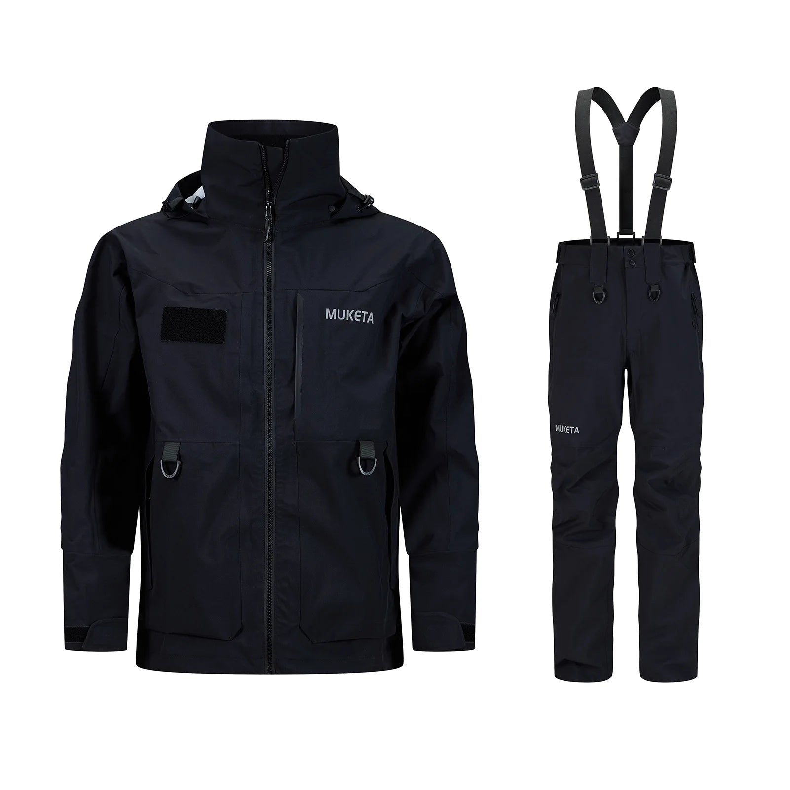 Waterproof Breathable Rain Suit – Wading Jacket & Bib Pants Set