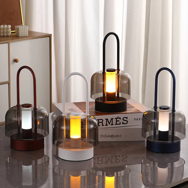 Rechargeable Nordic Desk Lamp for Home, Camp or Night Use