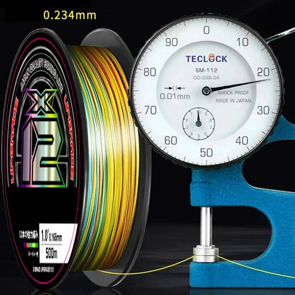 Precision X8 Braid – 500m Colour-Shift Fishing Line