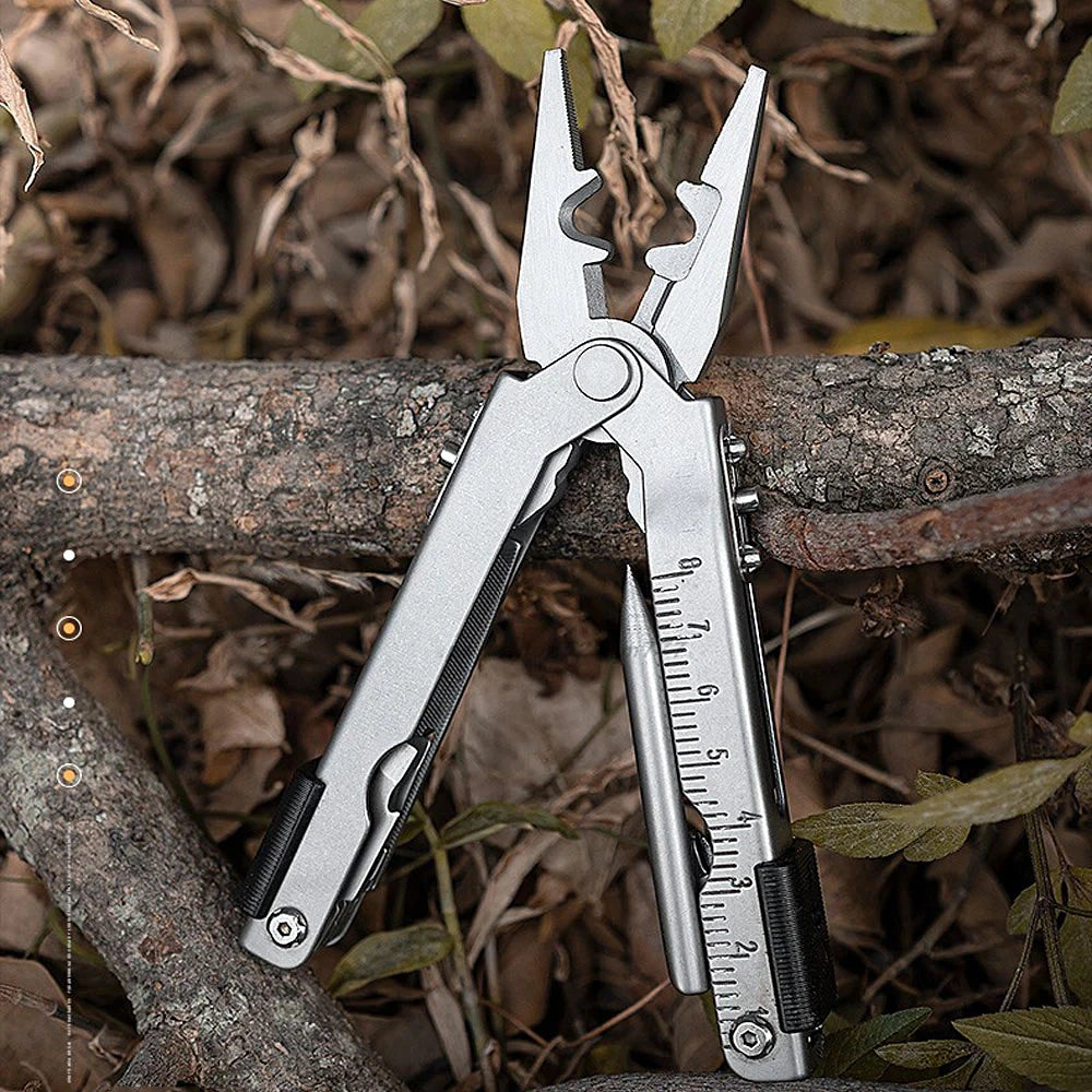 Folding Stainless Steel Multitool – Knife, Pliers & EDC Tool