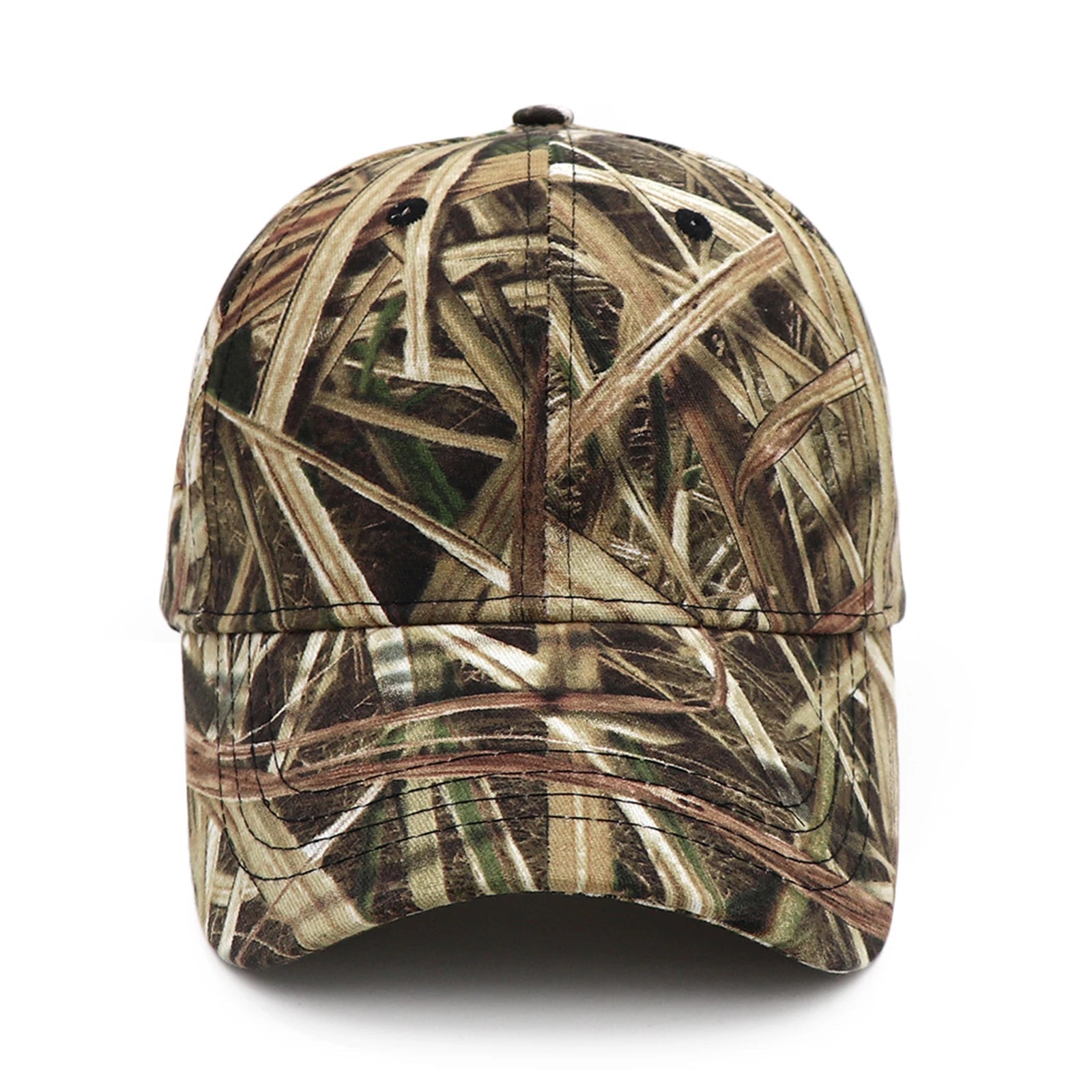 Camo Fishing Cap – Jungle Reed Outdoor Hat with Sun Cover