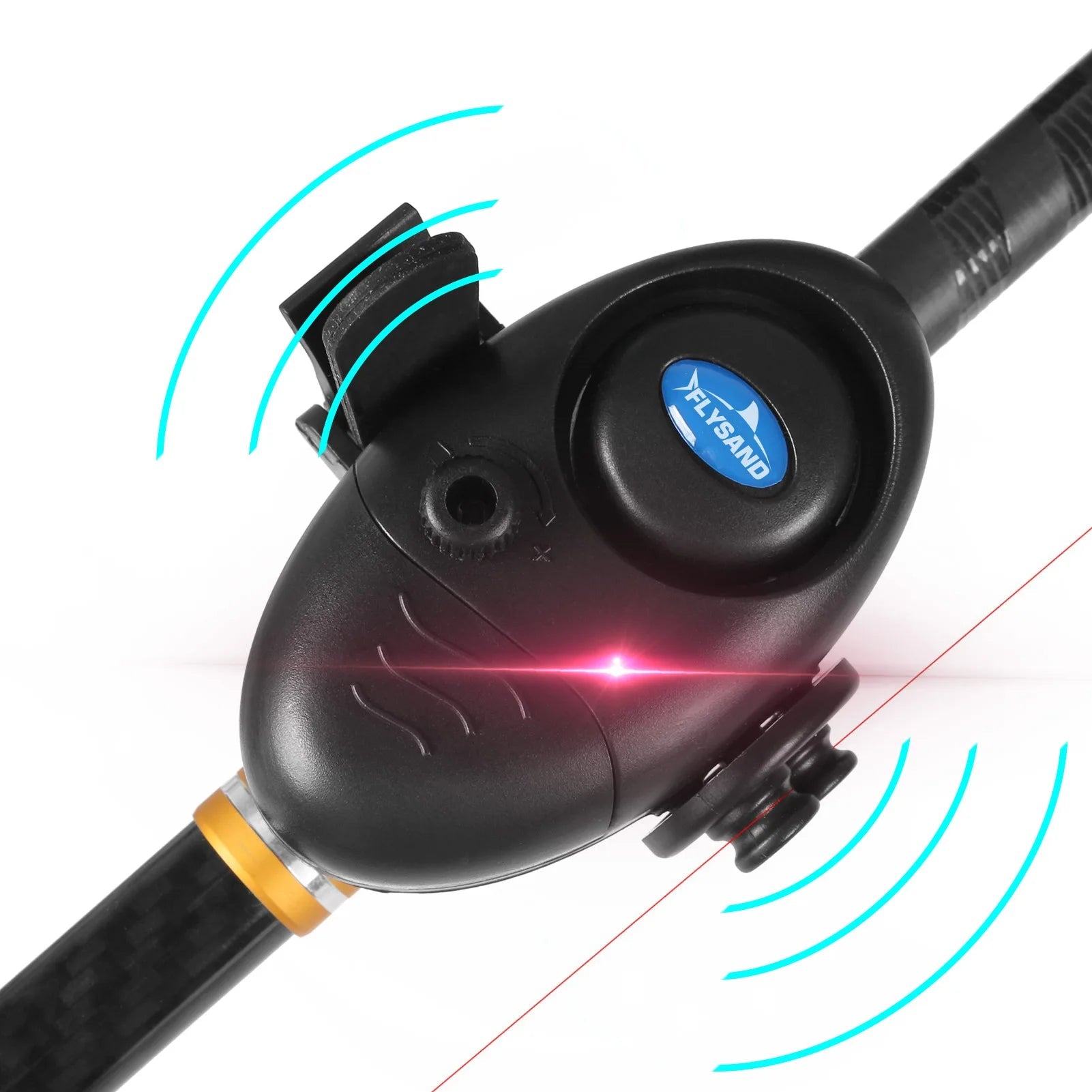 Rod Bite Alarm with Siren & LED – Day/Night Strike Alert
