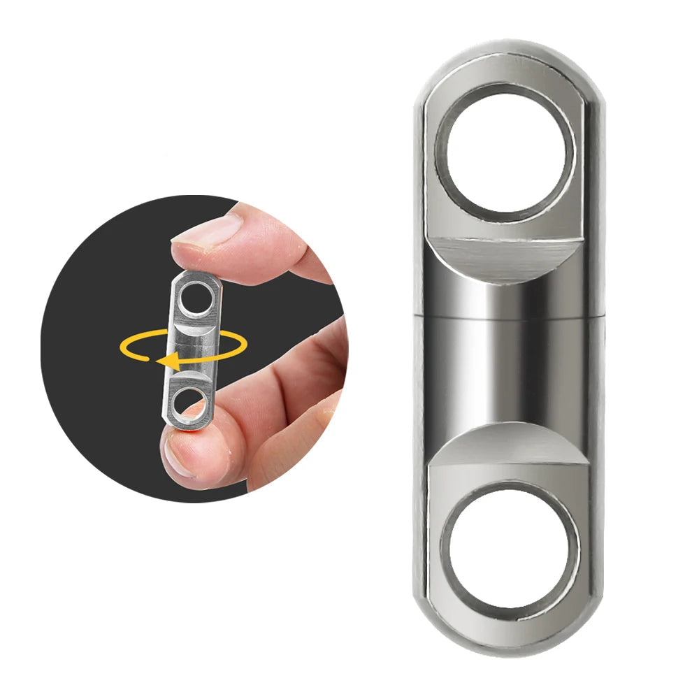 10PCS Stainless Steel Barrel Swivels – Sea Fishing Rolling Connectors